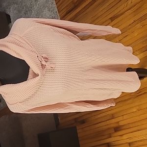 Pink Croft & Barrow Turtleneck Sweater